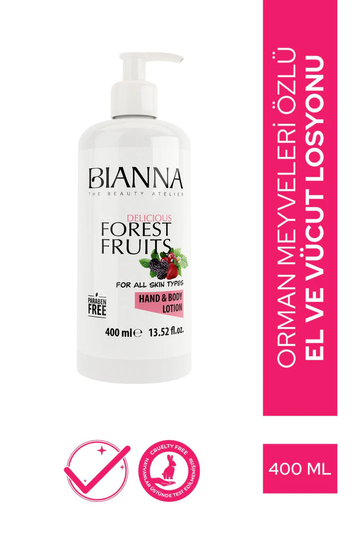 Bianna Orman Meyveleri Özlü El ve Vücut Losyonu – 400 ml