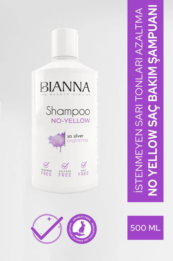 Bianna Yoğun Bakım Mor (No Yellow) Şampuan – 500 ml