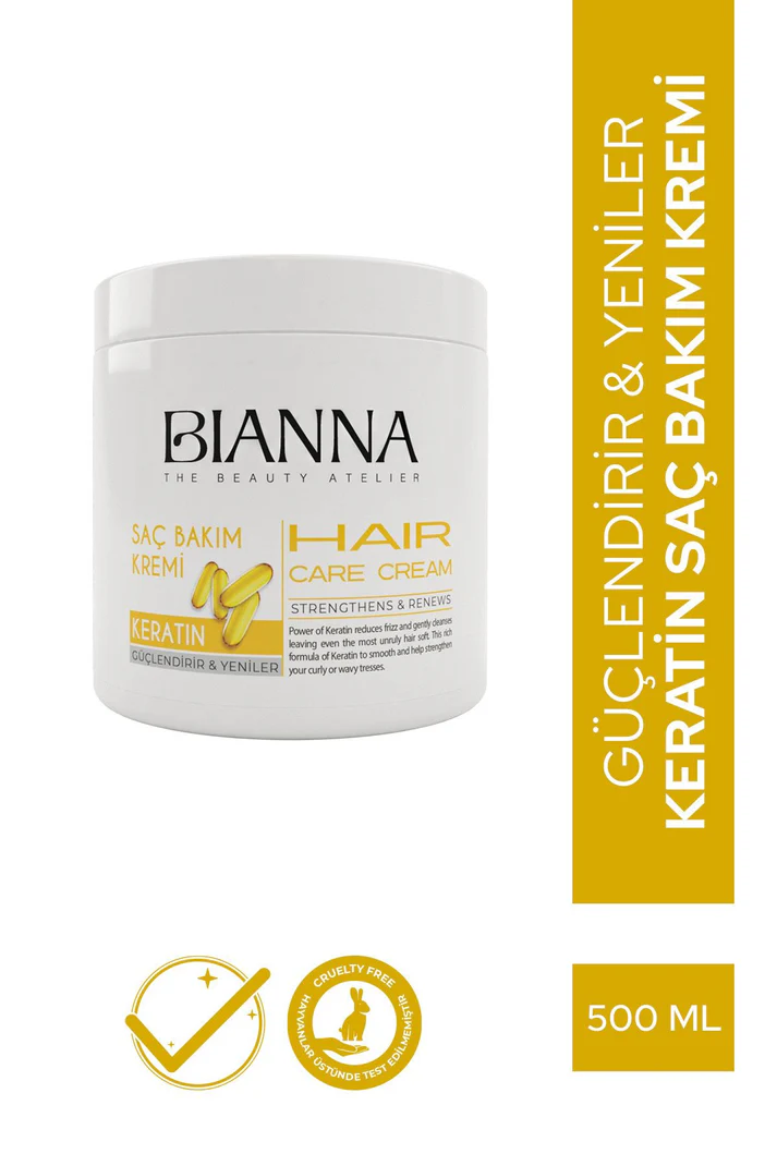 Bianna Keratinli Saç Bakım Kremi - 500 ml
