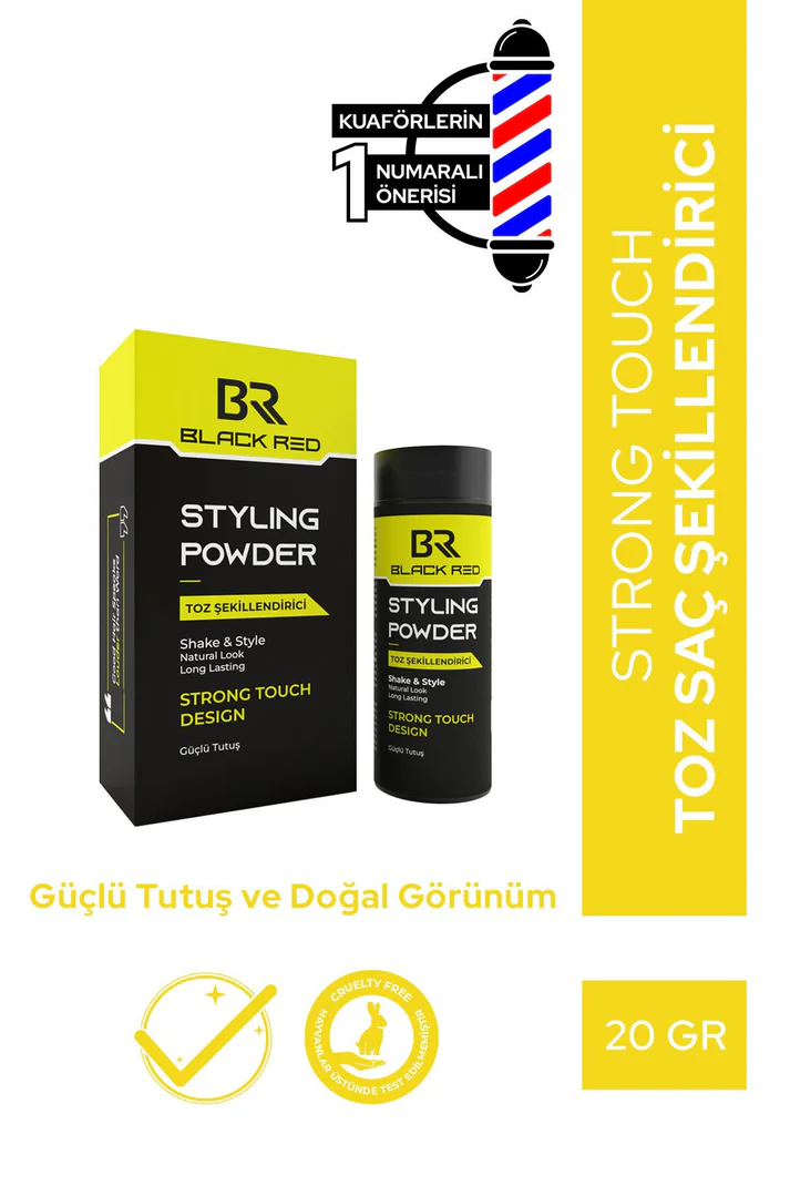 Black Red Strong Şekillendirici Toz Wax(Saç Pudrası) - 20 g