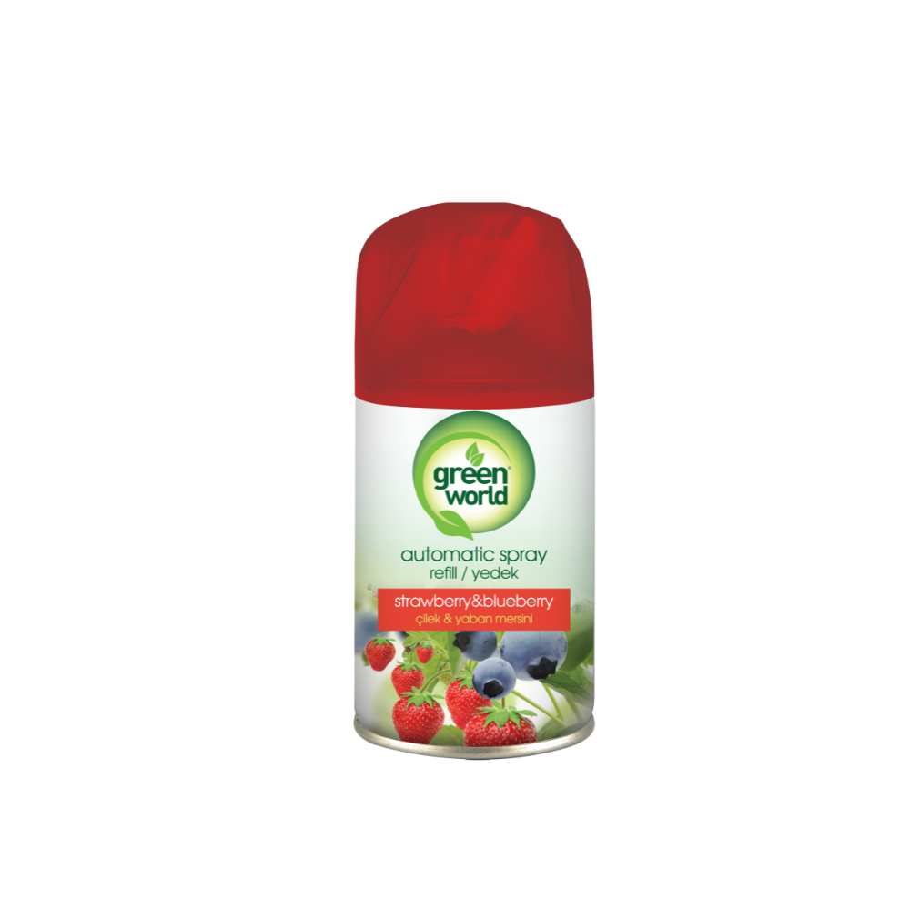 Green World Çilek ve Yaban Mersini Yedek Otomatik Sprey 250 ML