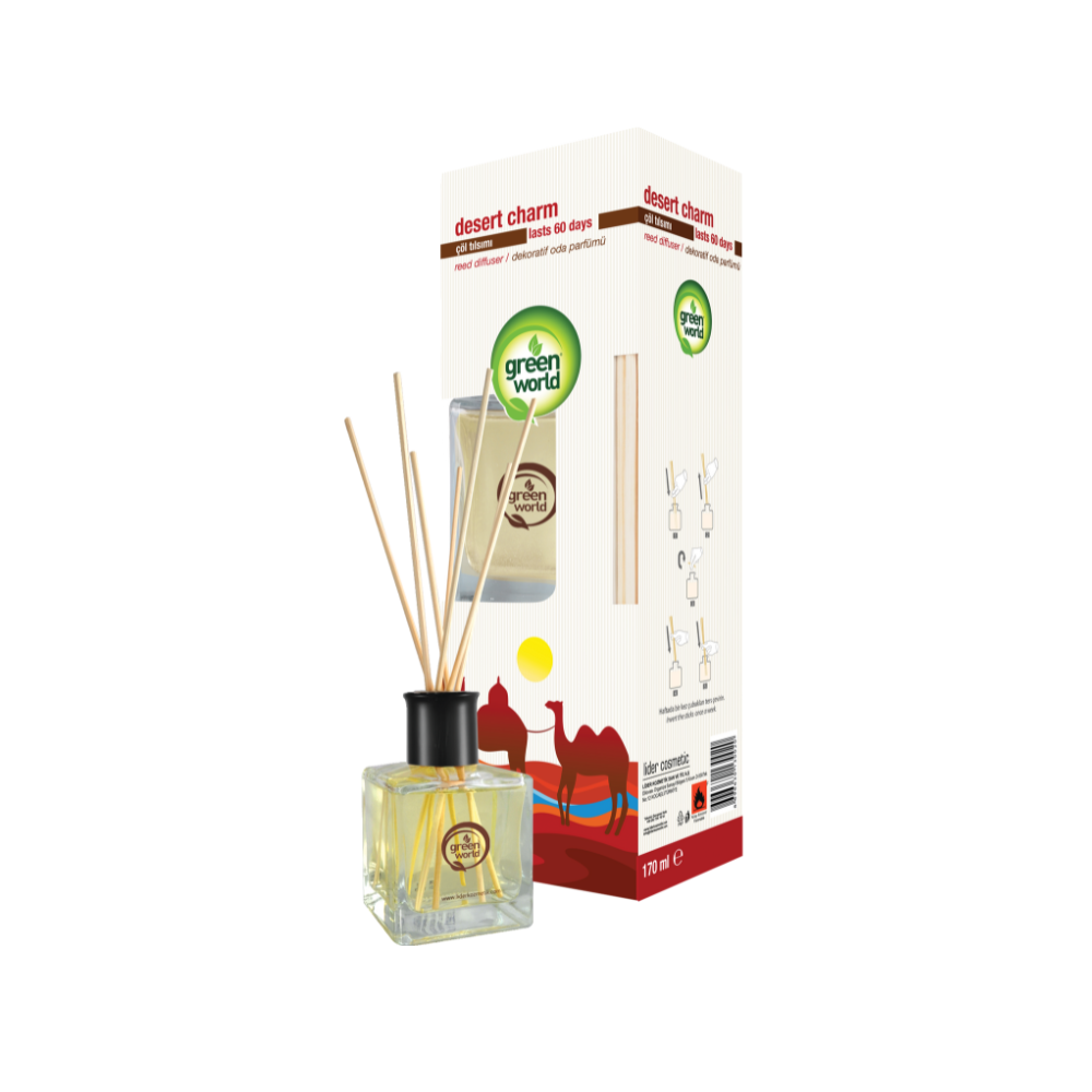Green World Bambu Çubuklu Oda Kokusu Çöl Tılsımı 170 ML