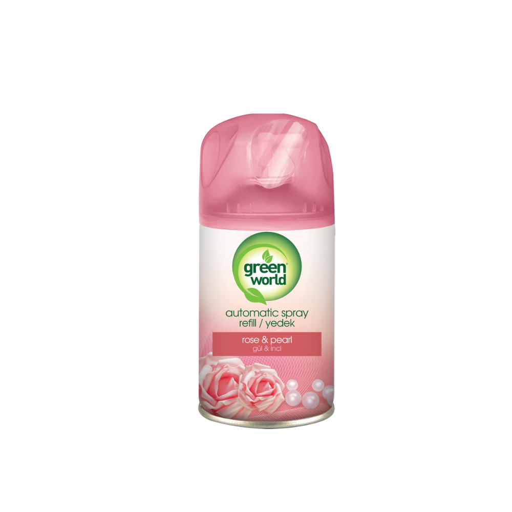 Green World Gül ve İnci Yedek Otomatik Sprey 250 ML