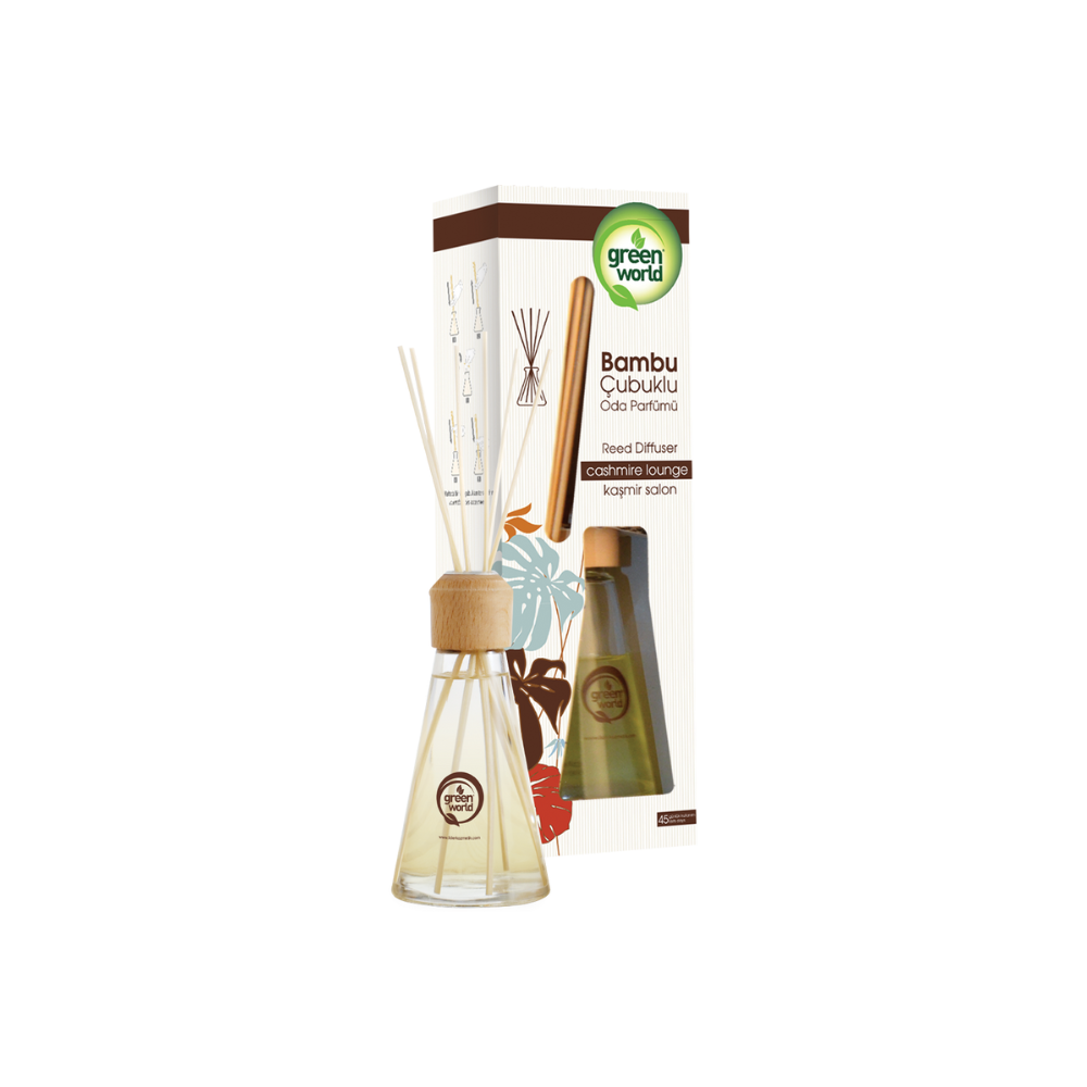 Green World Bambu Çubuklu Oda Kokusu Kaşmir Salon 75 ML