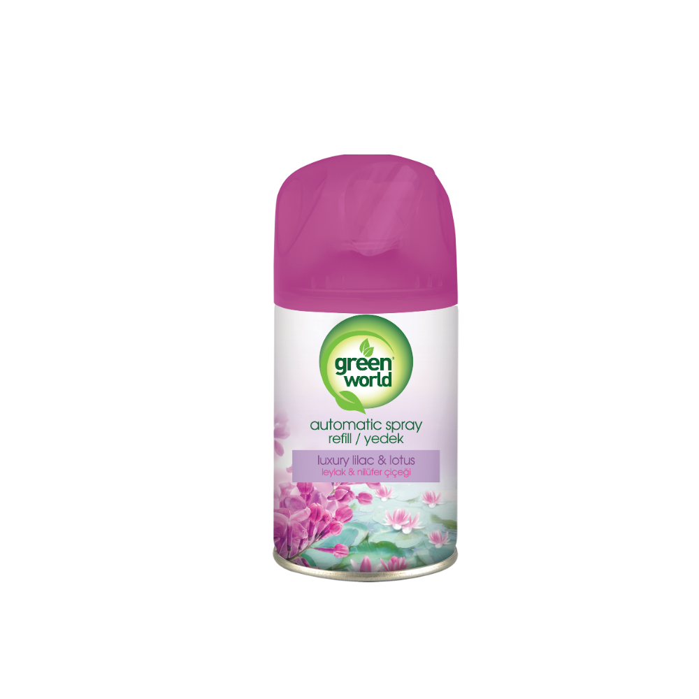 Green World Leylak ve Nilüfer Çiçeği Yedek Otomatik Sprey 250 ML