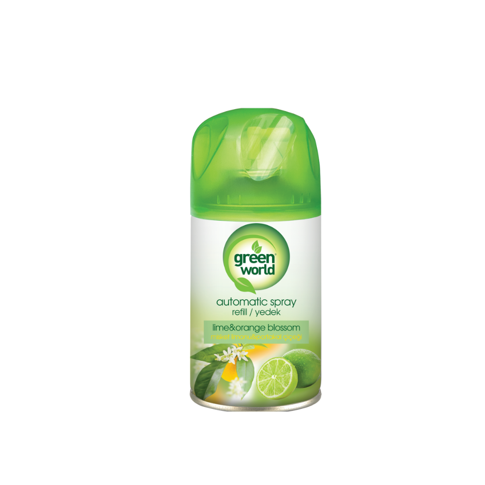 Green World Misket Limonu ve Portakal Çiçeği Yedek Otomatik Sprey 250 ML