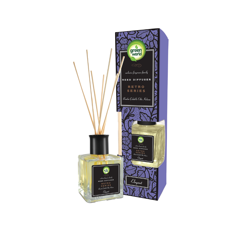 Green World Retro Bambu Çubuklu Oda Kokusu Elegant 100 ML