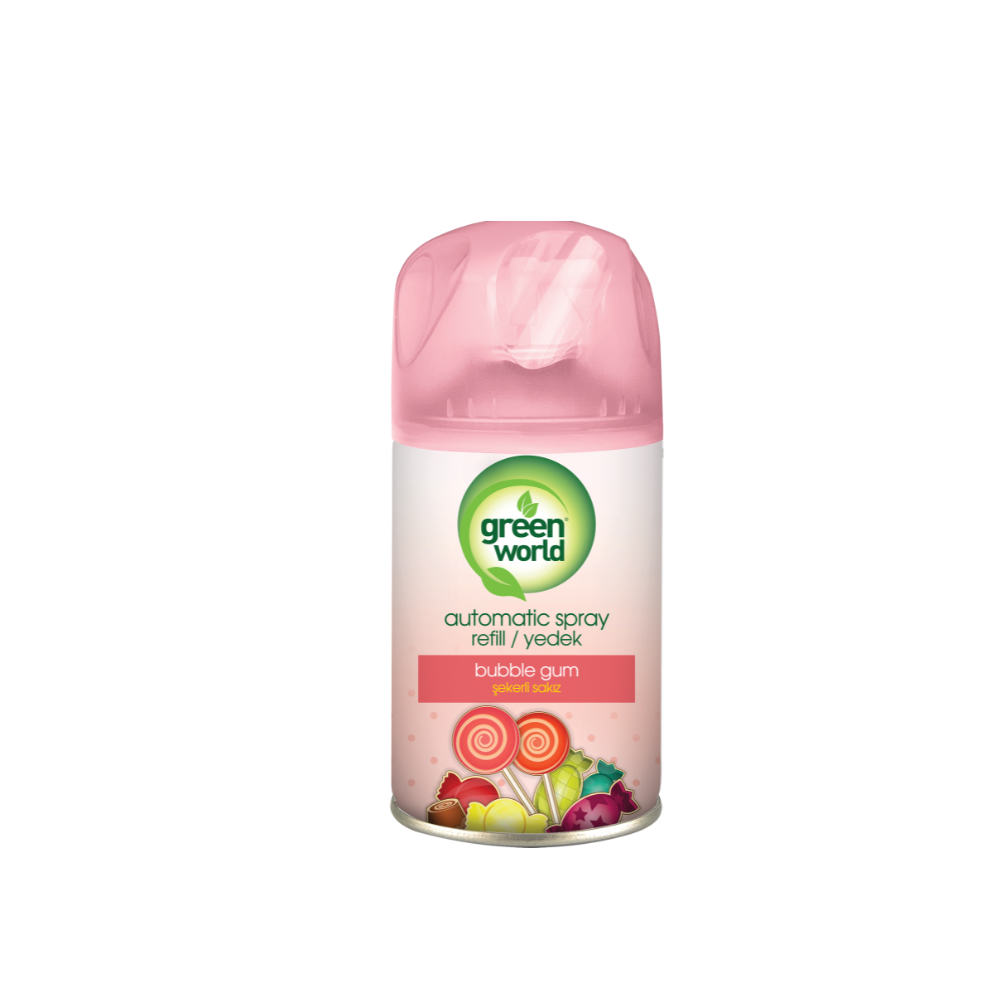 Green World Şekerli Sakız Yedek Otomatik Sprey 250 ML